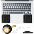 VAGAU Wrist Rests for Laptop Wrist Support for Keyboard and Mouse Ergonomic Memory Foam Wrist Pads for Laptop Office Computer Comfortable Typing Wrist Pain &amp Carpal Tunnel Relief (Black)