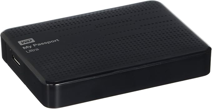 (Old Model) WD My Passport Ultra 2 TB Portable External USB 3.0 Hard Drive with Auto Backup Black