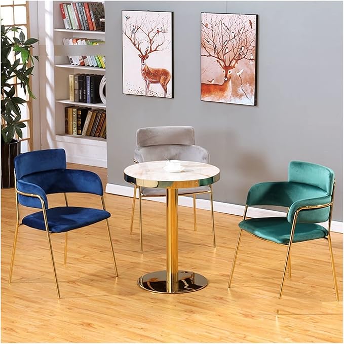 Adjustable Office Computer Chair with Armrest Living Room Chairs Dining Chair for Kitchen Home Furniture Sofa(Fuchsia)