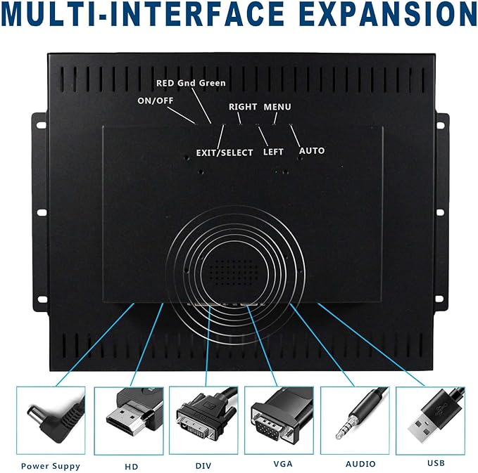 VSDISPLAY 17 Inch 1280x1024 LCD Touchscreen Monitor with VGA DVI Interface 4:3 Industrial Display Used for Outdoor High Brightness