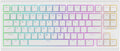 EPOMAKER G84 80% RGB Gaming Mechanical Keyboard 2.4GHz/ Type-C/BT Wireless Keyboard QMK/VIA Programmable Hot-Swappable NKRO with Shine Through PBT Keycaps for Gamers (White Creamy Jade Switch)