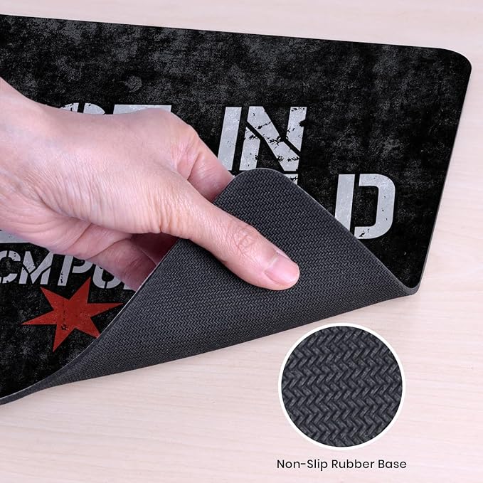 Head Case Designs Officially Licensed WWE We Trust CM Punk 23.62 x 11.81 x 0.12 inches (600 x 300 mm) - L Gaming Office Desk PC Keyboard Mouse Mat Pad