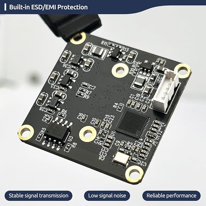 16MP (4656x3496) USB2.0 UVC Camera Phase Detection Auto-Focus 1/2.8 IMX298 HDR Sensor Plug &amp Play for PC Raspberry Pi Jetson Nano and SBCs Support Windows Linux Android Mac OS