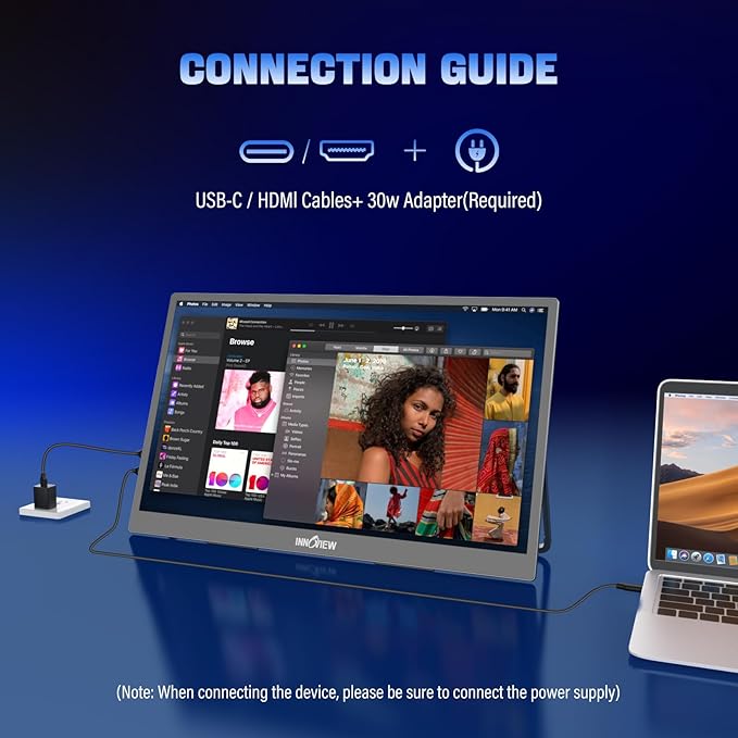 InnoView 18.5 2560 * 1440p QHD Portable Monitor