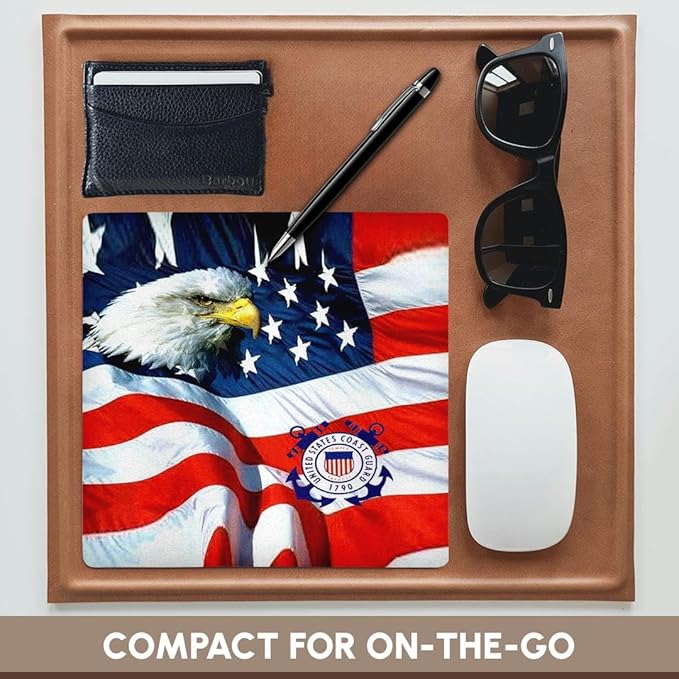 3dRose LLC 8 x 8 x 0.25 Inches Mouse Pad U.S. Coast Guard (mp_982_1)