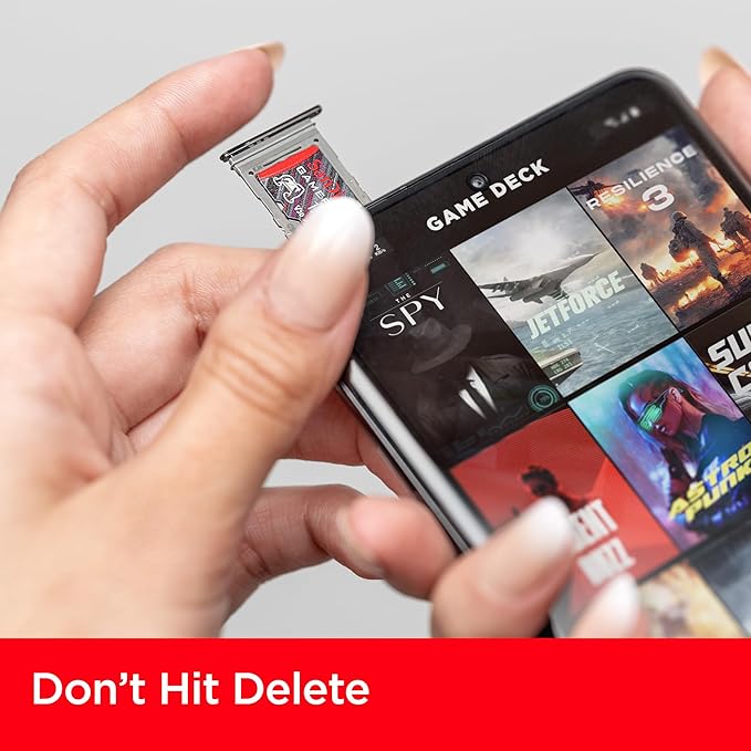 SANDISK 1TB Gameplay microSD Memory Card for Mobile Gaming - Up to 190MB/s for Handheld Console Gaming - SDSQXAV-1T00-GN6XN