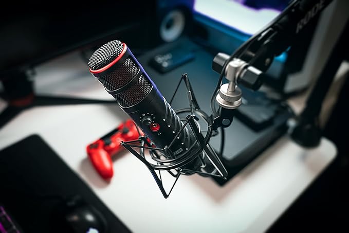 Rode XDM-100 USB Dynamic Microphone &amp PSA1+ Desk-Mounted Broadcast Microphone Boom Arm