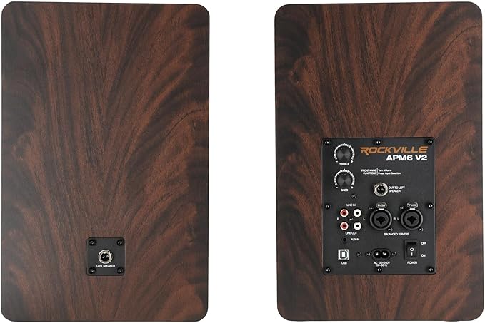 Audiosavings Se Electronics RN17 Recording Studio Microphone w/Changeable Capsule 200 Ohm Cardioid APM6D V2 6.5 in Active Studio Monitor 400-Watt Peak 100-Watt RMS Bluetooth 5.3 2-Items