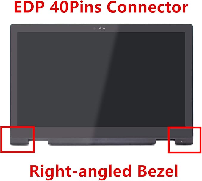 LCDOLED Replacement 15.6 inches FullHD 1920x1080 IPS B156HAB01.0 40Pins LED LCD Display Touch Screen Digitizer Assembly with Bezel for Dell Inspiron 15 5568 i5568 5578 i5578