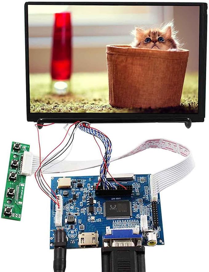 VSDISPLAY 7 7 Inch 1280X800 IPS LCD Screen N070ICG-LD1 with VGA 2AV LCD Controller Board