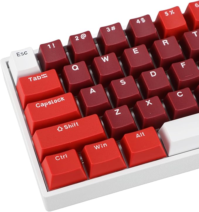 Yoidesu Mechanical Keyboard USB C Wired Gaming Keyboard Ham Theme Keycap RGB Backlit 61 Keys Blue Switch Computer Keyboard for Wins 2000 ME for Vista