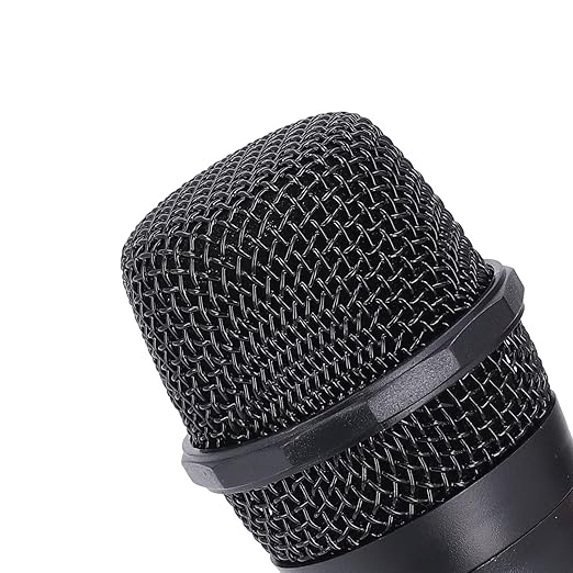 Walfront 1 to 2 Mic Wireless Noise Reduction Microphone Dynamic Mic for Karaoke Party Gathering with Clear Sound Stable Signal and No Latency