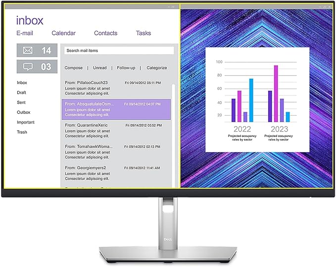 Dell P2723DE 27 QHD WLED LCD Monitor - 16:9 - Black Silver (Renewed)