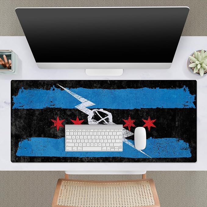 Head Case Designs Officially Licensed WWE Return CM Punk 37.4 x 15.75 x 0.16 inches (900 x 400 mm) - XL Gaming Office Desk PC Keyboard Mouse Mat Pad