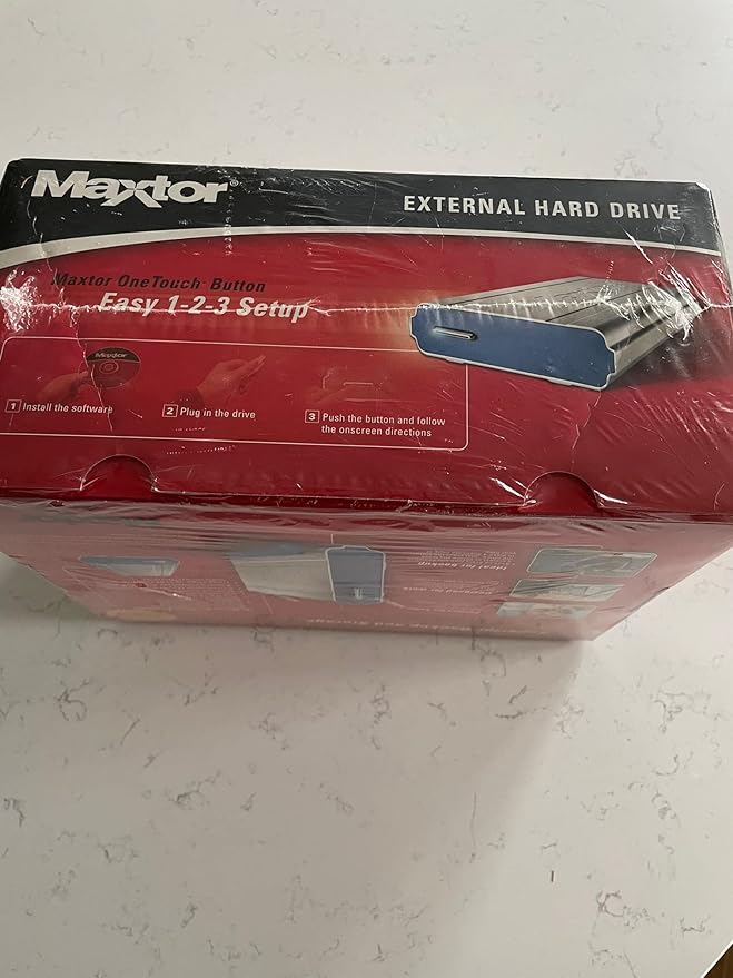 Maxtor A01A250 OneTouch 250 GB FireWire and USB External Hard Drive