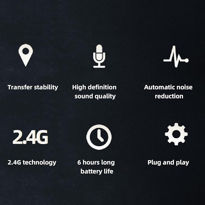 ZJchao Portable Cordless Microphone Dynamic Mic 2.4G Receiver Karaoke Online Live Streaming Outdoor Performances