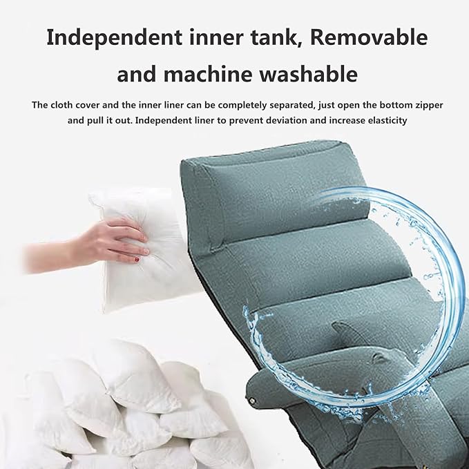 Meditation Floor Chair with Back Support for Adults - Premium Meditation Chair with Adjustable Backrest &amp Footrest &amp Headrest for Seating Yoga &amp Gaming Coffee-1
