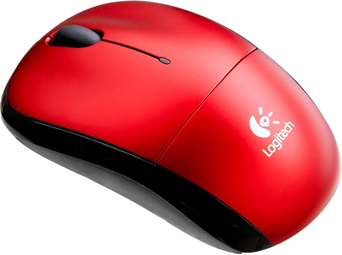 Logitech Bundle Wireless Mouse M217 – Red &amp 16” Sleeve