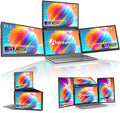 ADREAMER 13.3 Triple Screen Laptop Monitor Extender Detachable 3 Monitor for 11.6-16 FHD 1200P IPS Multi Screen Laptop Attachment Compatible with Wins/MacOS(M1/M2/M3).