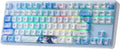 Redragon K707 PRO SE 80% Wireless Gasket RGB Gaming Keyboard 3-Modes 87 Keys TKL Anime Mechanical Keyboard w/Hot-Swap Socket Dye-Sub PBT Keycaps &amp 5-Layer Noise Dampening Custom Linear Switch