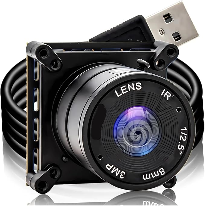 2MP USB Camera Module 120FPS 90FPS 1080P 720P High Frame Rate Global Shutter High Speed No Distortion Lens Industrial Cam