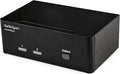 StarTech.com 2-Port DisplayPort KVM Switch - Dual-Monitor - 4K 60 - with Audio &amp USB Peripheral Support - DP 1.2 - USB Hub TAA (SV231DPDDUA2)