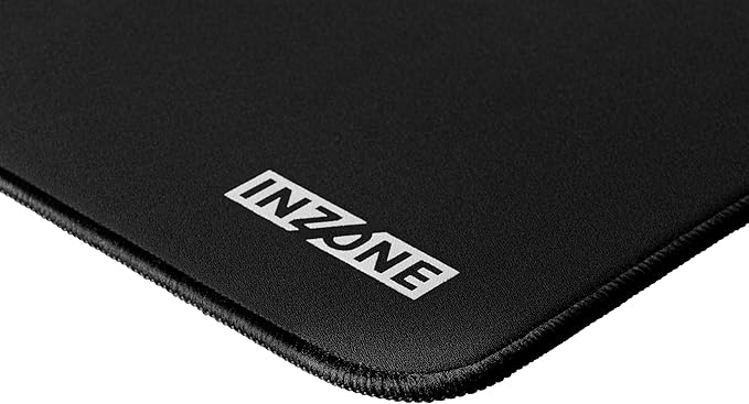 Sony INZONE Mat-D Speed-Type Large Cloth Gaming Mousepad 480x400mm Low Friction Non-Slip Rubber Base Edge Stitched 4mm Thickness Developed with Fnatic