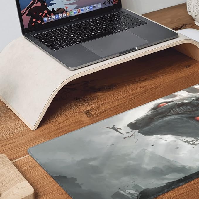RGB Anime Mouse Pad Water Resist Keyboard PadMouse Pads with Non-Slip Rubber BaseOffice Computer Key Board Mousepad Computer Keyboard Mousepads Mat 800 x 300mm / 31.5×11.8 inches (3)