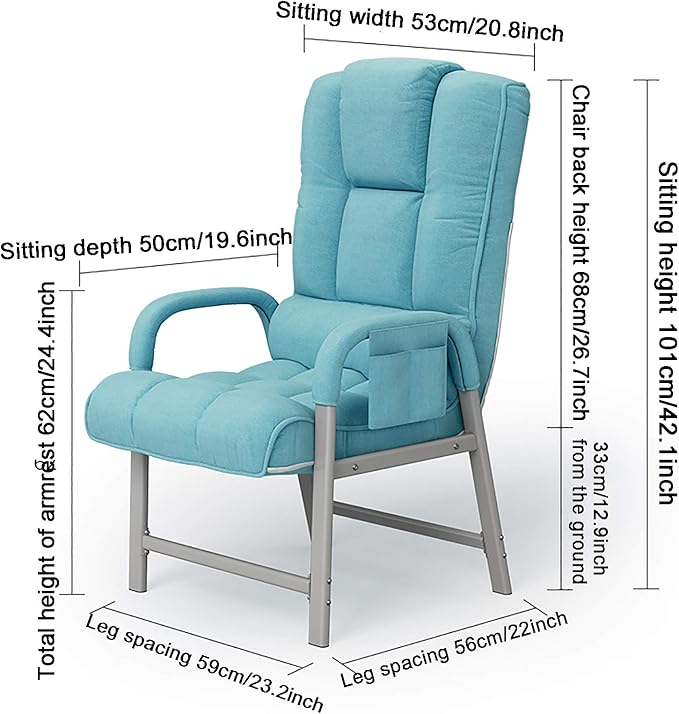 Office Chair Gaming Chair Computer Chair Fabric Office ChairErgonomic Computer Chair Home Modern Desk ChairTufted Executive Chair with Thick Seat and FootrestUpholstered High Back Confere