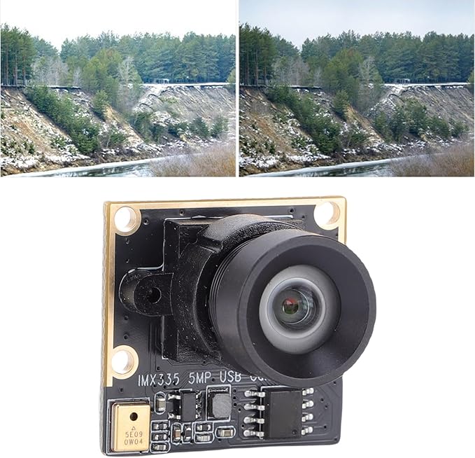 5MP USB Camera 2K Wide Angle Computer USB Camera Module with IMX335 Sensor 2592×1944 Video Recording for PC Laptop Embedded Projects
