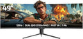 GAMEPOWER DQ49 inch Curved Ultrawide Gaming Monitor 1Ms 120Hz Refresh Rate 32:9 DQHD 5120 x 1440P R1800 99% sRGB HDR400 DisplayPort Type-C FreeSync Gsync Height - Tilt Adjustable
