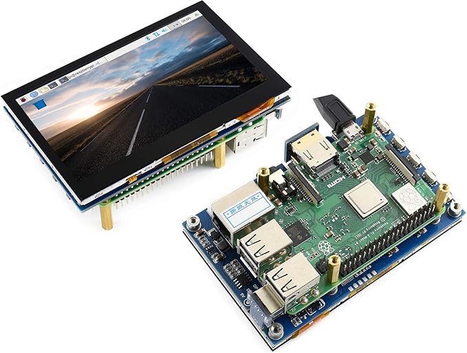 waveshare 4.3inch HDMI LCD (B) 4.3 800x480 Touch Screen LCD Capacitive Display IPS Monitor for Raspberry Pi 4B/3B+/3B/2B/A+/Zero/Zero W/WHJetson NanoPC Windows 10/8.1/8/7BB Black Banana Pi