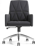 Office Chair Gaming Chair Computer Chair Modern Swivel Chair with Armrest Thick BackrestUpholstered Office Computer ChairAdjustable Desk Chair Conference Chair Armchair for Executive
