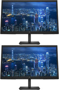 HP P24v G5 24 inch 1920 x 1080 Full HD Edge LED LCD Monitor 2-Pack Bundle with HDMI and VGA black