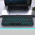 ciciglow Gaming Keyboard Wired Mechanical Keyboard Backlit 68 Keys Blue Switch Computer Keyboard for OS X and for Linux
