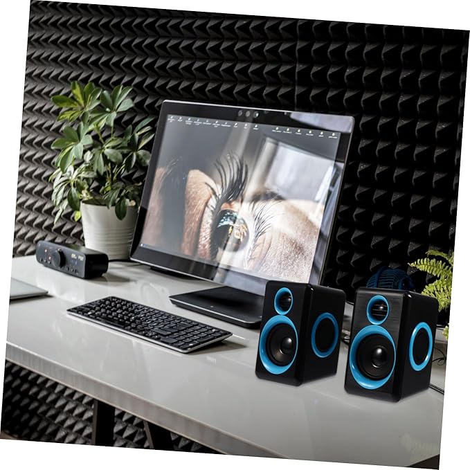 Mini USB 2.0 Computer Speaker for Laptop and Desktop Compact Mini Speaker with Dc5v Power Portable Home and Office Audio Loudspeaker