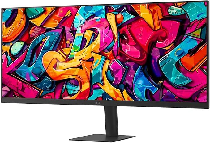 LG 34 UltraWide Monitor IPS Display FHD(2560 x 1080) 100Hz 5ms HDR 400 sRGB 99% HDMI DisplayPort VESA Mount Tilt Stand Built for Multitasking &amp Productivity