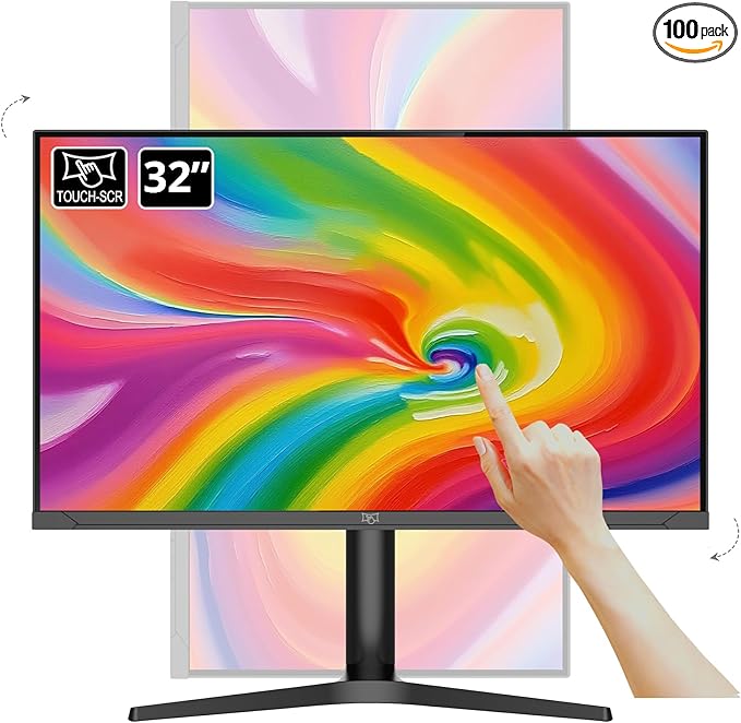 Chengying Touch Screen Monitor | 32 inch 4k | Ultra Narrow Bezel Monitor | On-Cell Touch Display | TM001Ultra Series