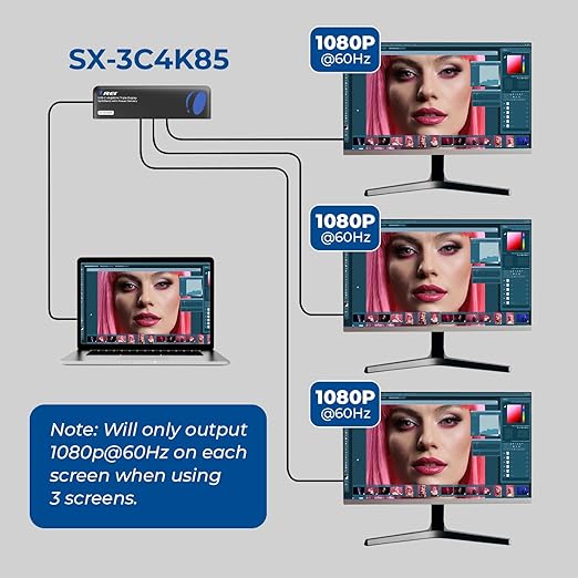 OREI USB C Docking Station 3 Monitors – 12 in 1 Laptop Docking Station with 2 HDMI &amp 1 DisplayPort 100W PD Gigabit Ethernet 2X USB 2.0 2X USB 3.0 SD Reader Docking Station for Laptop &amp M