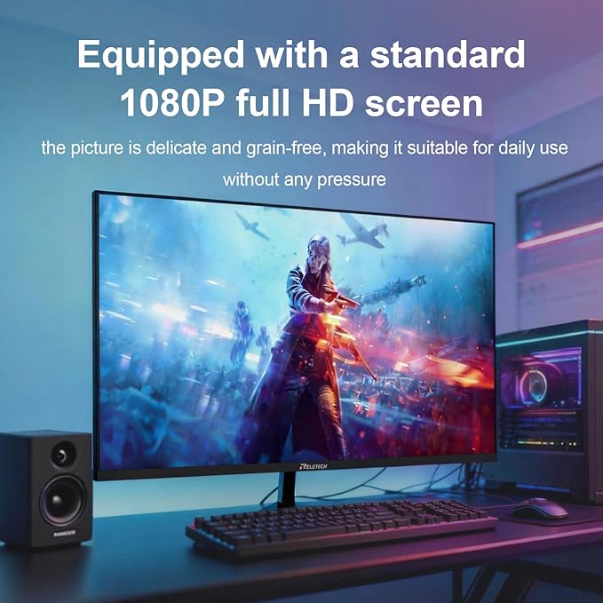 27 Inch FHD (1920x1080) Gaming Office Monitor165Hz Refresh Rate HVA Panel Computer Monitor 1000:1 Contrast Ratio100% sRGB HDMI and DisplayPort Interfaces (G27X)