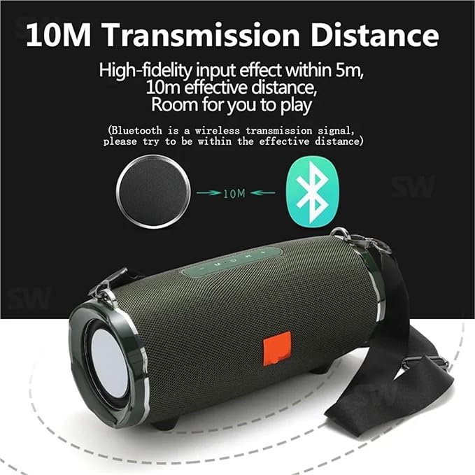 High Power caixa de som Bluetooth Speaker Waterproof Portable Column For PC Computer Speakers Subwoofer Music Center(50W TG187 Black)