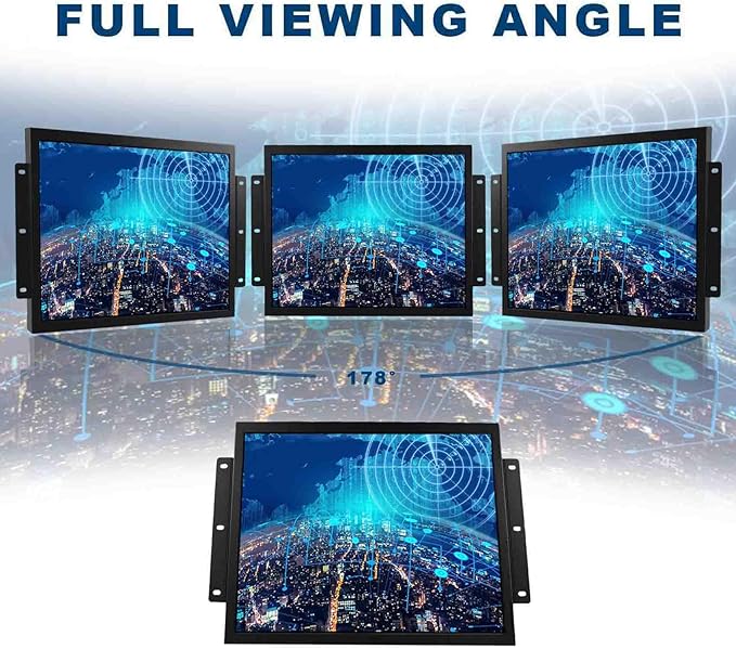 VSDISPLAY 17 Inch 1280x1024 LCD Monitor 1000Nits High Brightness with/DVI/VGA Interfaces for Outdoor Industrail Display