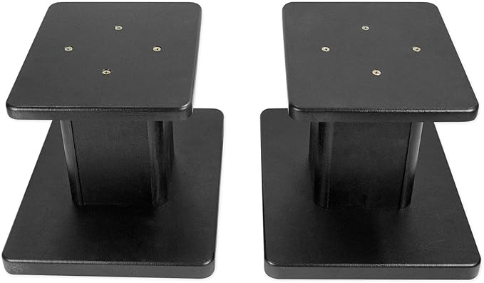 Pair Rockville RHT8G Computer/Bookshelf Desktop Speaker/Studio Monitor Stands
