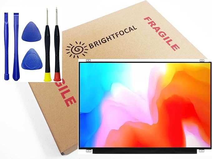 BRIGHTFOCAL New Screen Replacement for DELL Inspiron 15 7567 Gaming i7567-5650BLK 15.6 Full-HD FHD WUXGA 1920 x 1080 1080p LED LCD Screen Non-Touch Display with Tool