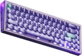 MelGeek REAL67 Wired Gaming Keyboard with RGB Magnetic Keyboard with Hall Effect Rapid Trigger Hot-Swappable Snap Tap &amp Adjustable Actuation Online HIVE Custom (Potassium-Transparent Purple)