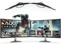 Kado 32 Class Dual Gaming Monitor Setup - 2-Pack 32 Curved 1800R 240Hz 1ms 1920x1080 Computer Monitor Parallel Gaming AMD FreeSync Premium Panoramic VESA Mount HDMI DisplayPort Built-in Speakers