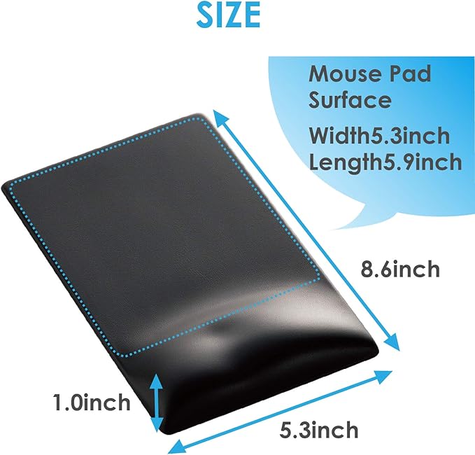ELECOM FITTIO Mouse Pad High Black MP-116BK