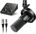 MAONO Podcast Equipment Bundle-XLR USB Podcast Recording Mic kit(PD300X+PS22 Lite+XLR-180)