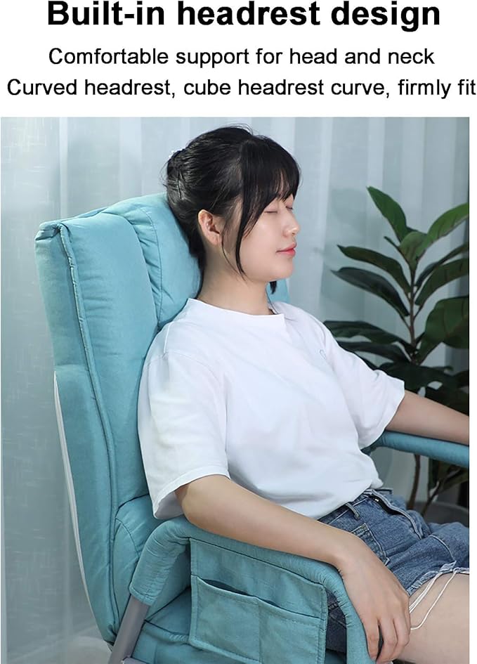Office Chair Gaming Chair Computer Chair Tufted Executive Chair with Thick Seat and FootrestUpholstered High Back Conference Chair 360° SwivelFabric Office ChairErgonomic Computer Chair H