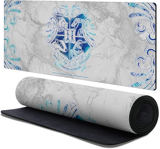 Head Case Designs Officially Licensed Harry Potter Hogwarts Aguamenti Graphics 37.4 x 15.75 x 0.16 inches (900 x 400 mm) - XL Gaming Office Desk PC Keyboard Mouse Mat Pad